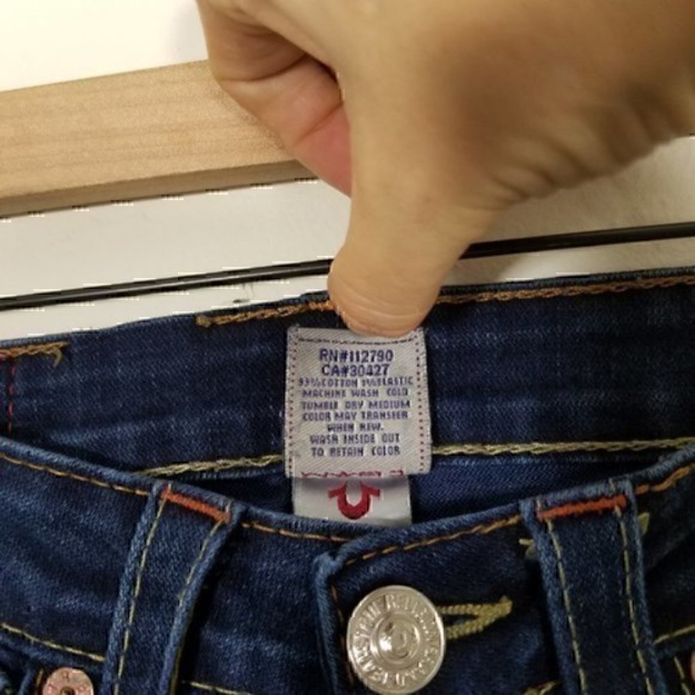True Religion Billy Crop Stretch Jeans Size 25 - Picture 7 of 7